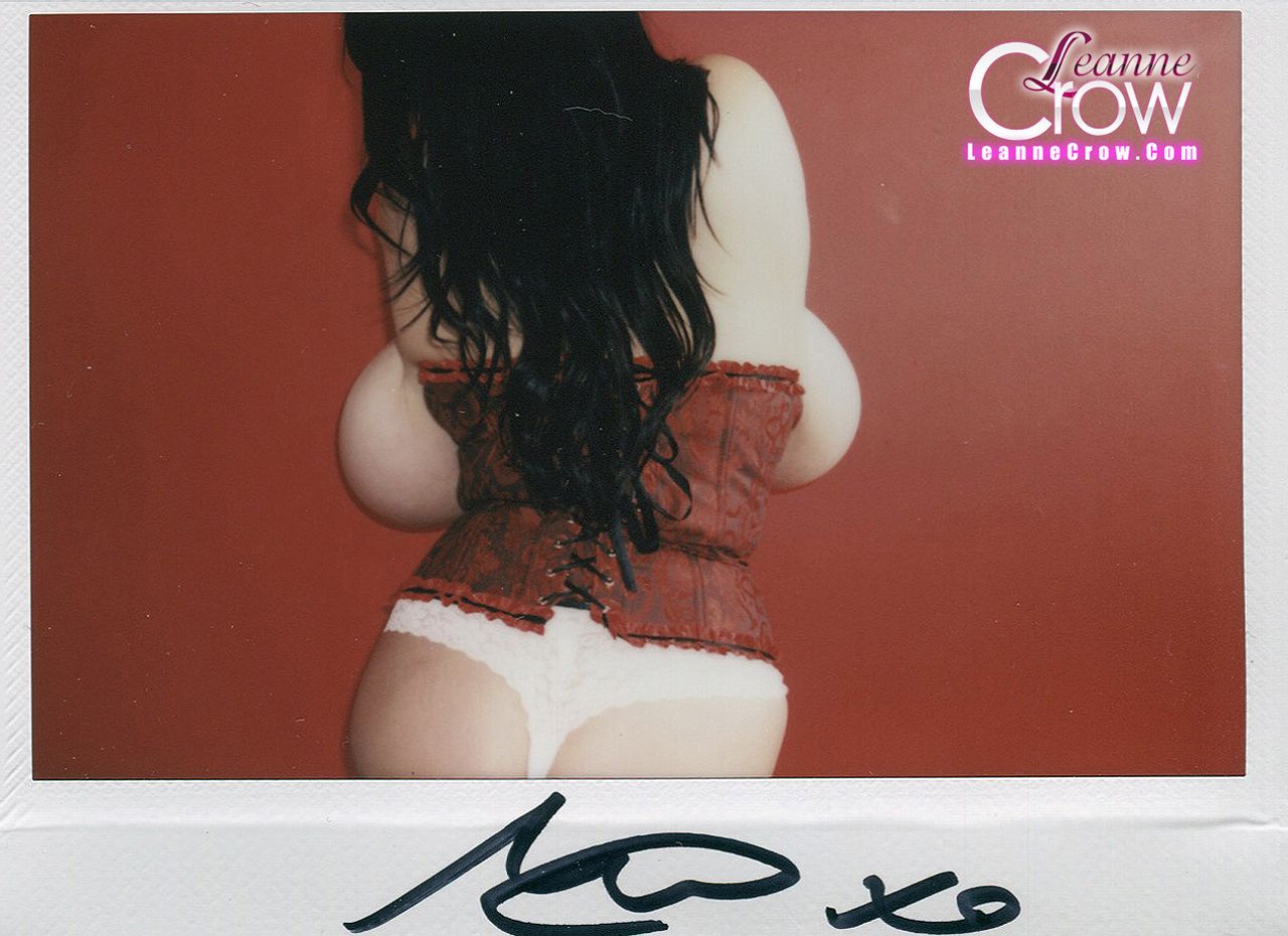 Leanne Crow polaroid shoots of her big natural boobs