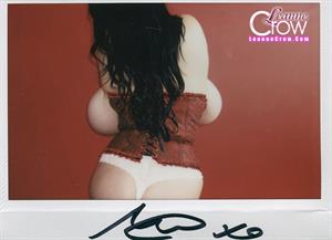 Leanne Crow Nude Pictures Leanne Crow polaroid shoots of her big natural boobs