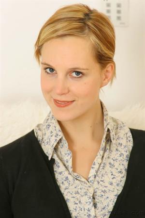 Joceline Nude Pictures Gorgeous leggy Joceline in opaque pantyhose and miniskirt