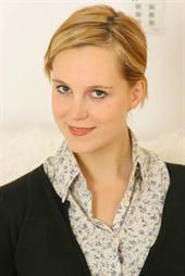  Gorgeous leggy Joceline in opaque pantyhose and miniskirt 