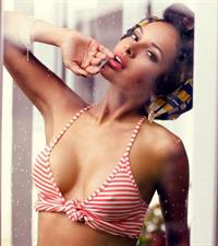 Michelle Martins in a bikini