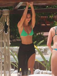 Rachel Cook candid bikini