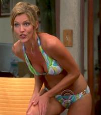 Tricia Helfer in a bikini