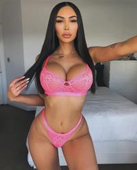 Annelese Milton in lingerie