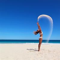 Amanda Bisk in a bikini