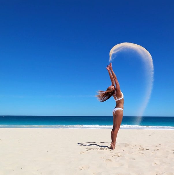 Amanda Bisk in a bikini