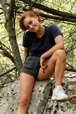 Dabney Conrad Cute Hiking Girl