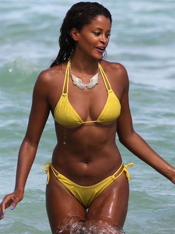 Claudia Jordan in a bikini