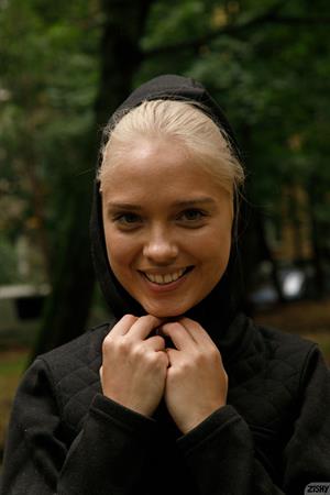 Katya Nesterova in Shorts