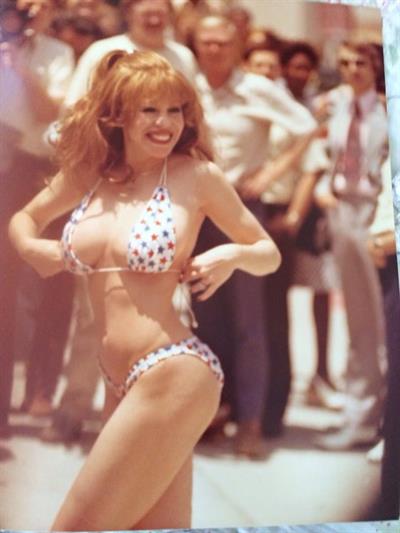 Kitten Natividad in a bikini