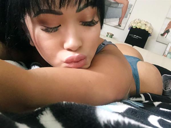 Michelle Yee in lingerie