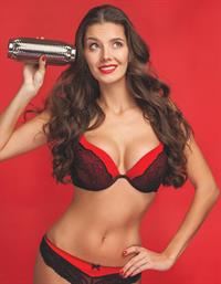 Tatiana Vysotskaya in lingerie