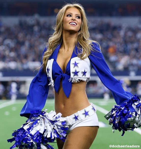 Former Clemson Rally Cat
Current Dallas Cowboy Cheerleader