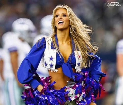 Former Clemson Rally Cat
Current Dallas Cowboy Cheerleader