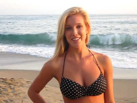 Jessica Harbour in a bikini