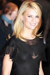 Claire Danes at the Me & Orson Welles premiere - showing nipple through see through blouse