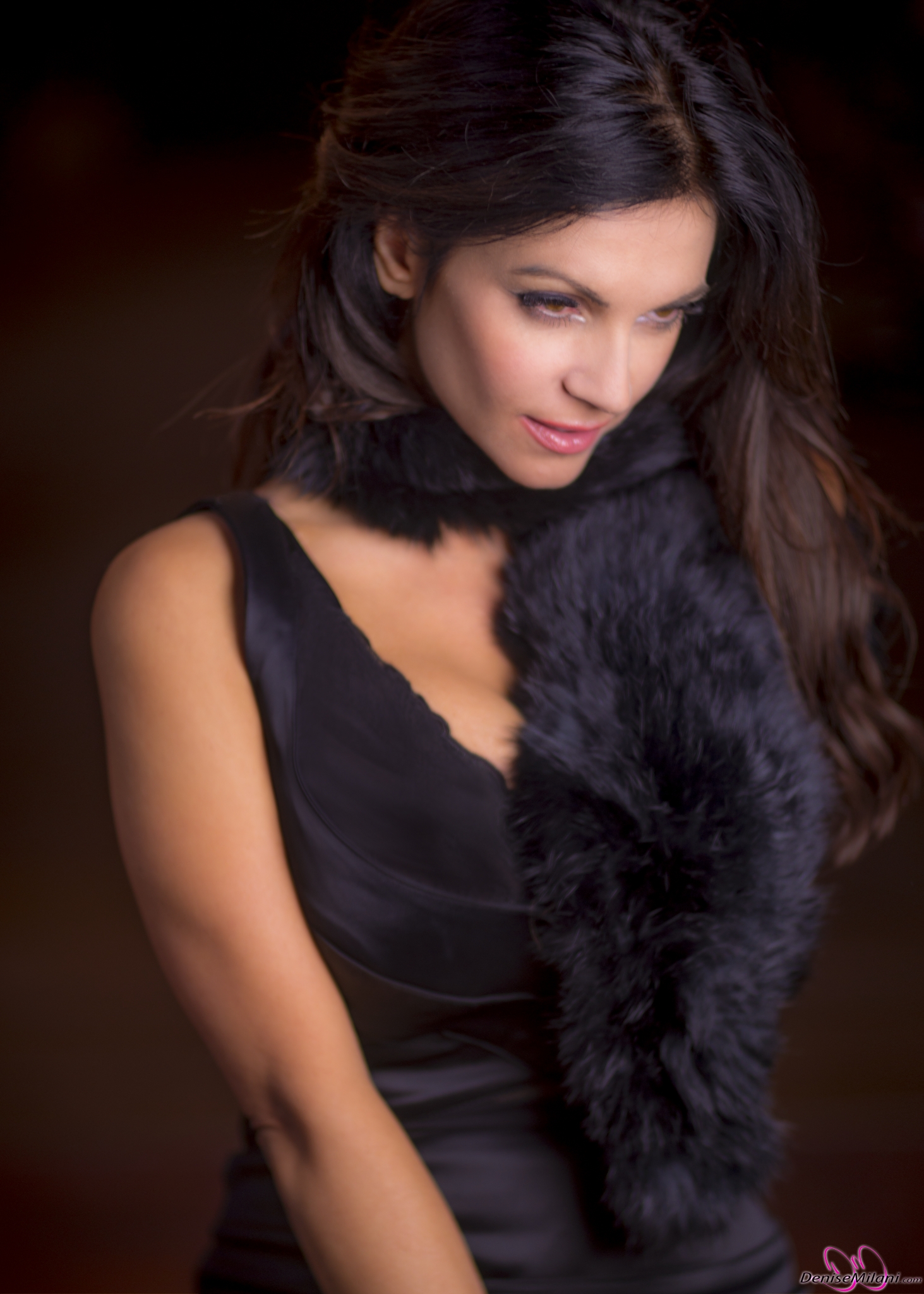 Denise Milani Photoset - Satin12