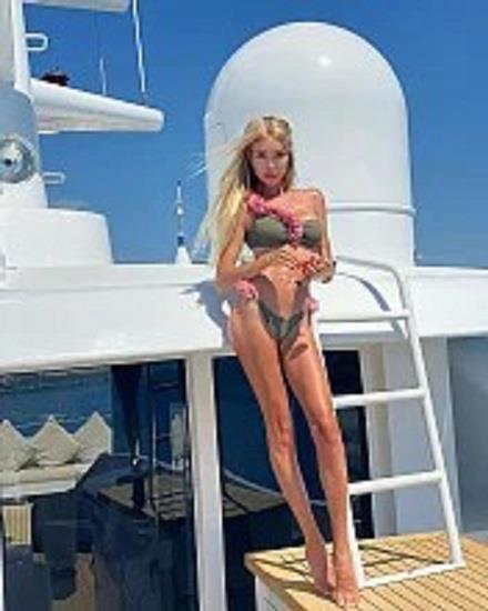 Julia Dybowska in a bikini