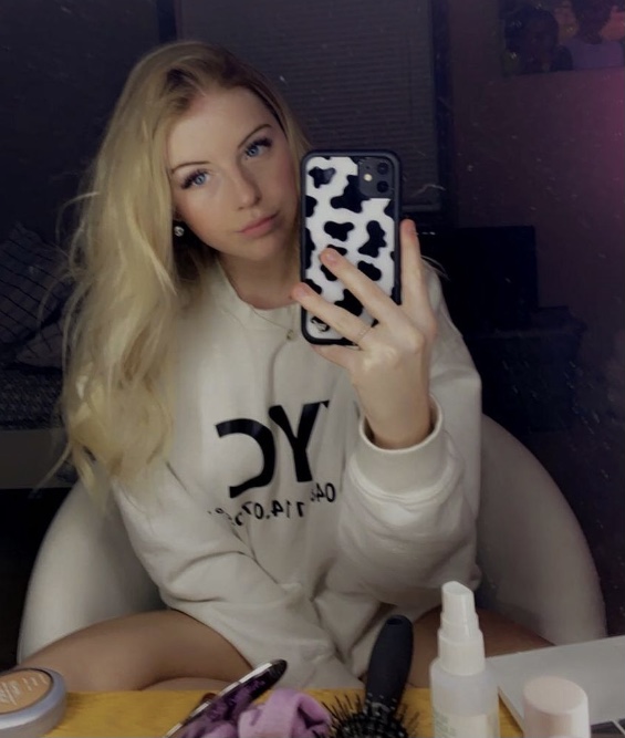 Anonymous taking a selfie