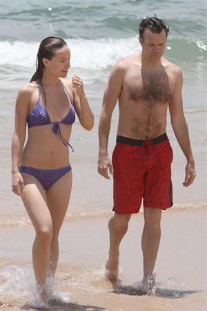 Olivia Wilde on the beach and in the water in Hawaii - May 26, 2013 