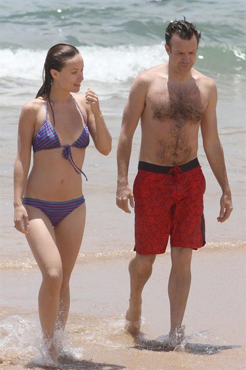 Olivia Wilde on the beach and in the water in Hawaii - May 26, 2013 