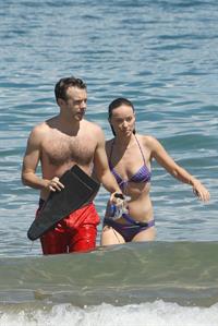 Olivia Wilde on the beach and in the water in Hawaii - May 26, 2013 