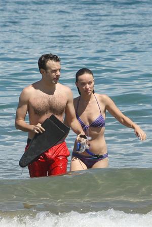 Olivia Wilde on the beach and in the water in Hawaii - May 26, 2013 