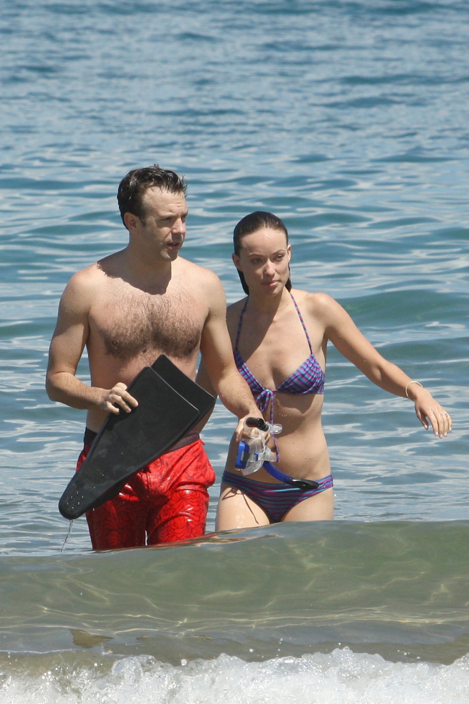 Olivia Wilde on the beach and in the water in Hawaii - May 26, 2013 