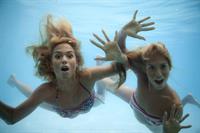 Bia and Branca Feres in a bikini