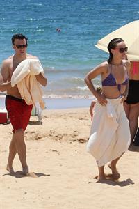 Olivia Wilde on the beach and in the water in Hawaii - May 26, 2013 