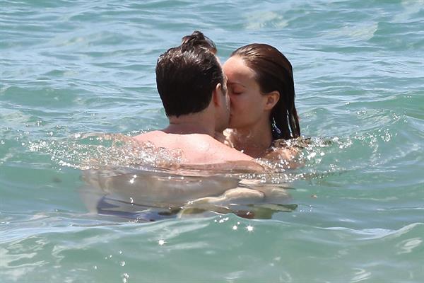 Olivia Wilde on the beach and in the water in Hawaii - May 26, 2013 