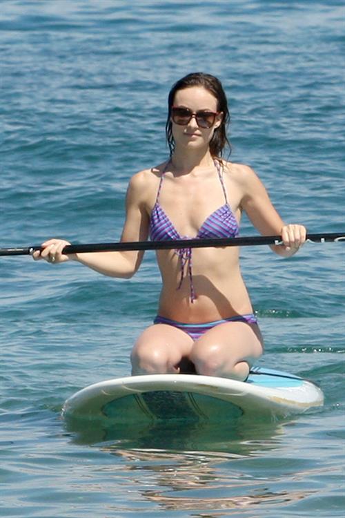 Olivia Wilde on the beach and in the water in Hawaii - May 26, 2013 