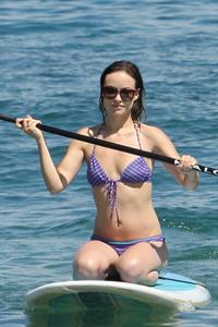Olivia Wilde on the beach and in the water in Hawaii - May 26, 2013 