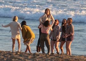 Taylor Swift filming a music video in Malibu 2/11/13 