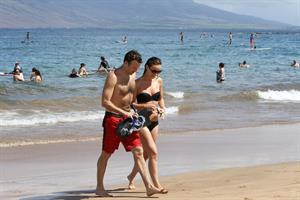 Olivia Wilde on the beach in Hawaii - May 27, 2013 