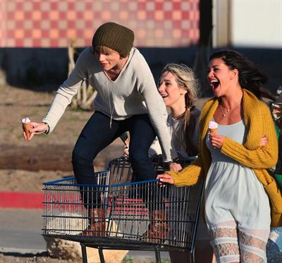 Taylor Swift filming a music video in Malibu 2/11/13 