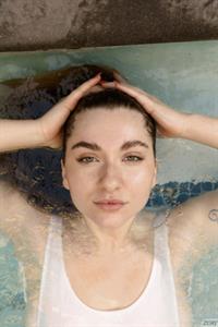 Olivia Yukon in the Jacuzzi