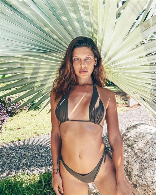 Carolina Coto Segnini in a bikini