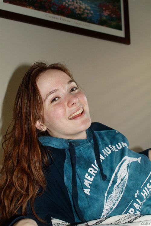 Hazel Moore in the Bathroom