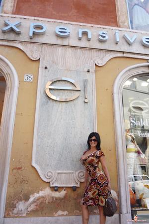 Denise Milani Snapshots - Rome1