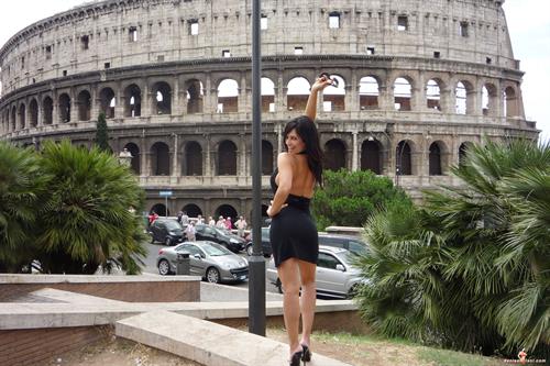 Denise Milani Snapshots - Rome1