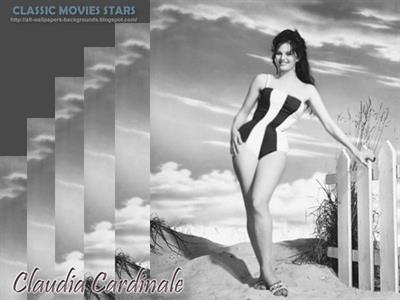 Claudia Cardinale in a bikini