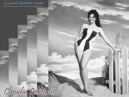 Claudia Cardinale in a bikini
