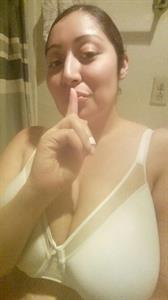 Patricia Lira taking a selfie