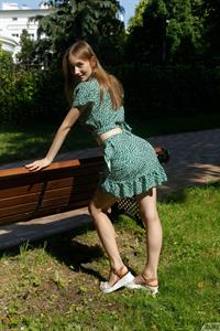 Ariel Gossimer in a Dress