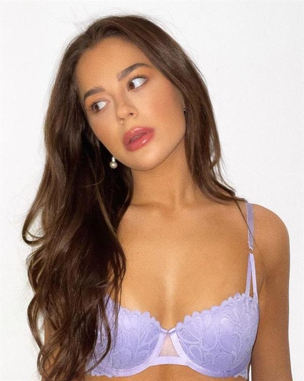 Tessa Brooks in lingerie