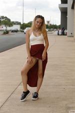 Athena Fleurs at the Store