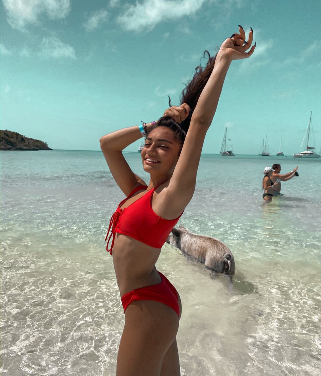 Avani Gregg in a bikini