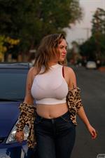 Grace Onfire by the Christmas Tree