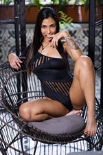 Karen Cardina Oiled Latina